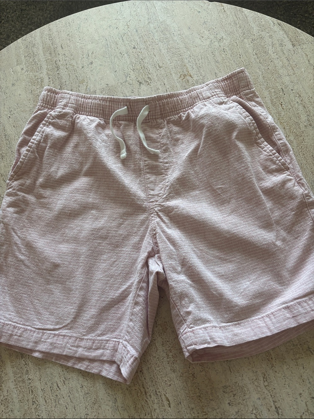 Old Navy Light Pink Linen-Blend Jogger Shorts